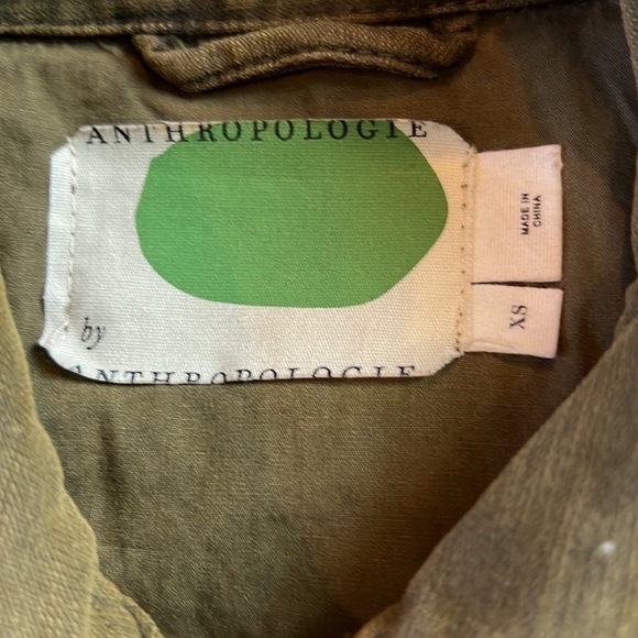 𝅺Anthropologie by anthropology Green gorp core Field Utility Jacket - Picture 7 of 10